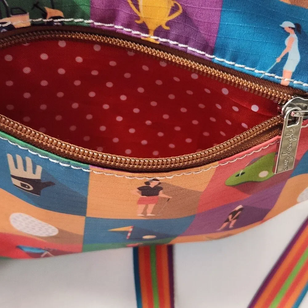 Sydney Love Sport Golf Crossbody Bag Championship Round Multi-Color Ripstop - Picture 15 of 16